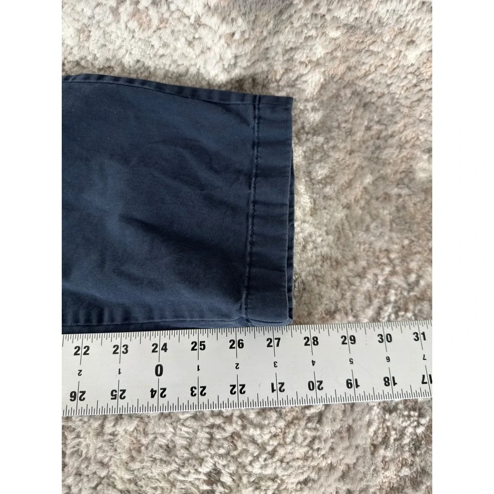 L.L.Bean Size 36x29 Standard Athletic Fit Chino Pants Navy Blue Long Mens